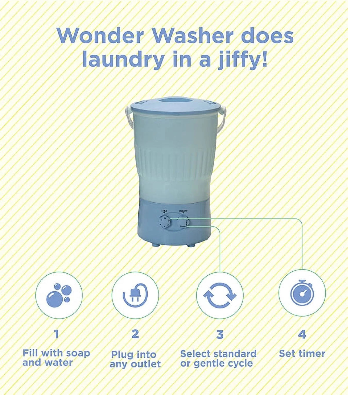 0.25 cu ft Wonder Washer V767