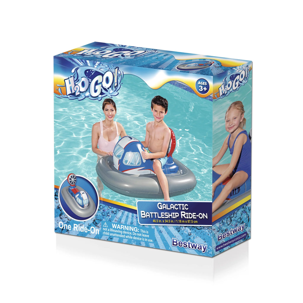 Galactic Hovercraft Ride-On Pool Float M68021