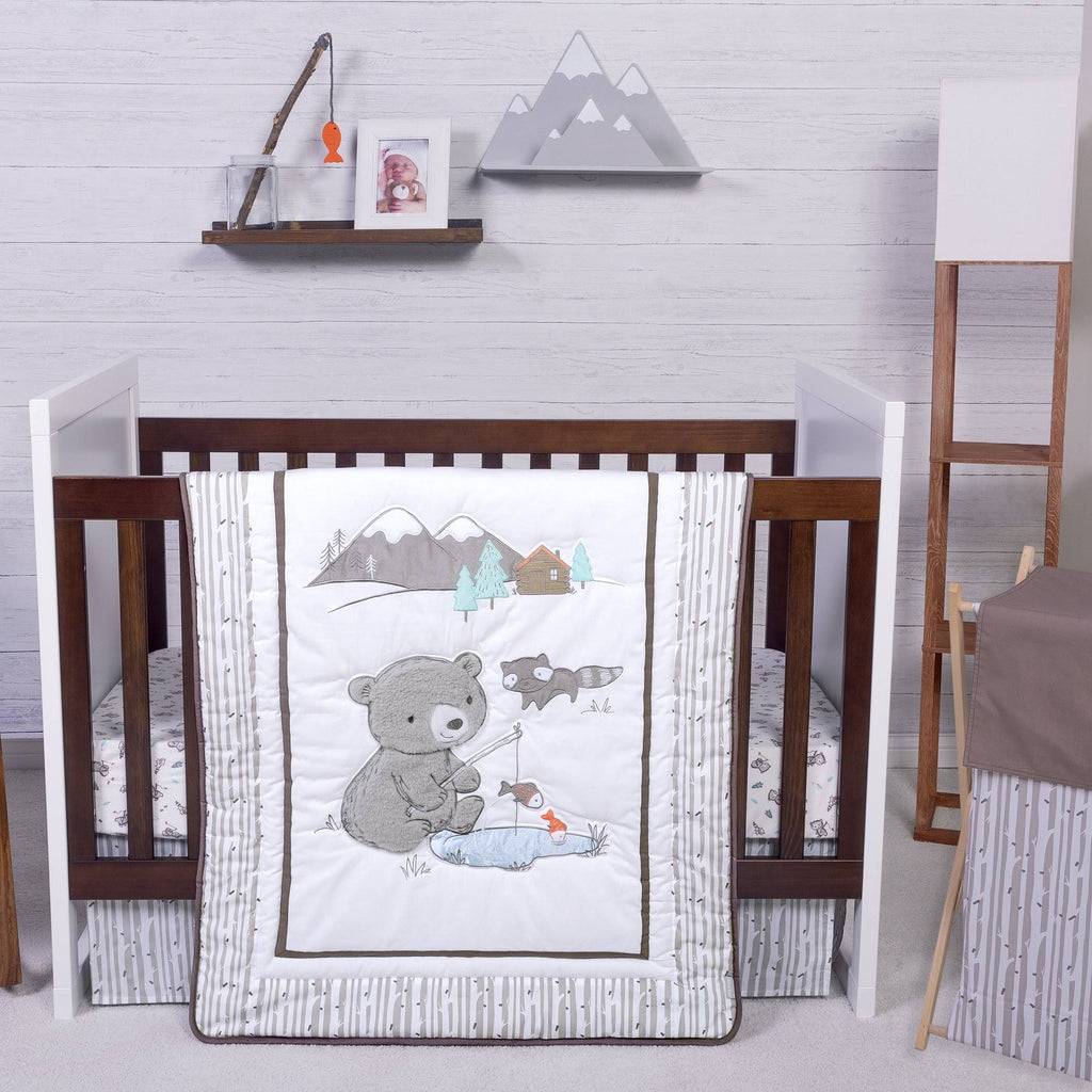 3 Piece Crib Bedding Set K63666