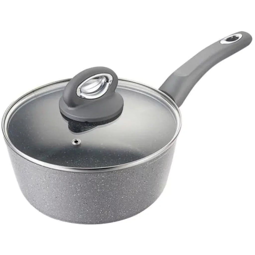Aluminum 2.5 Quart Sauce Pan with Glass Lid L379708