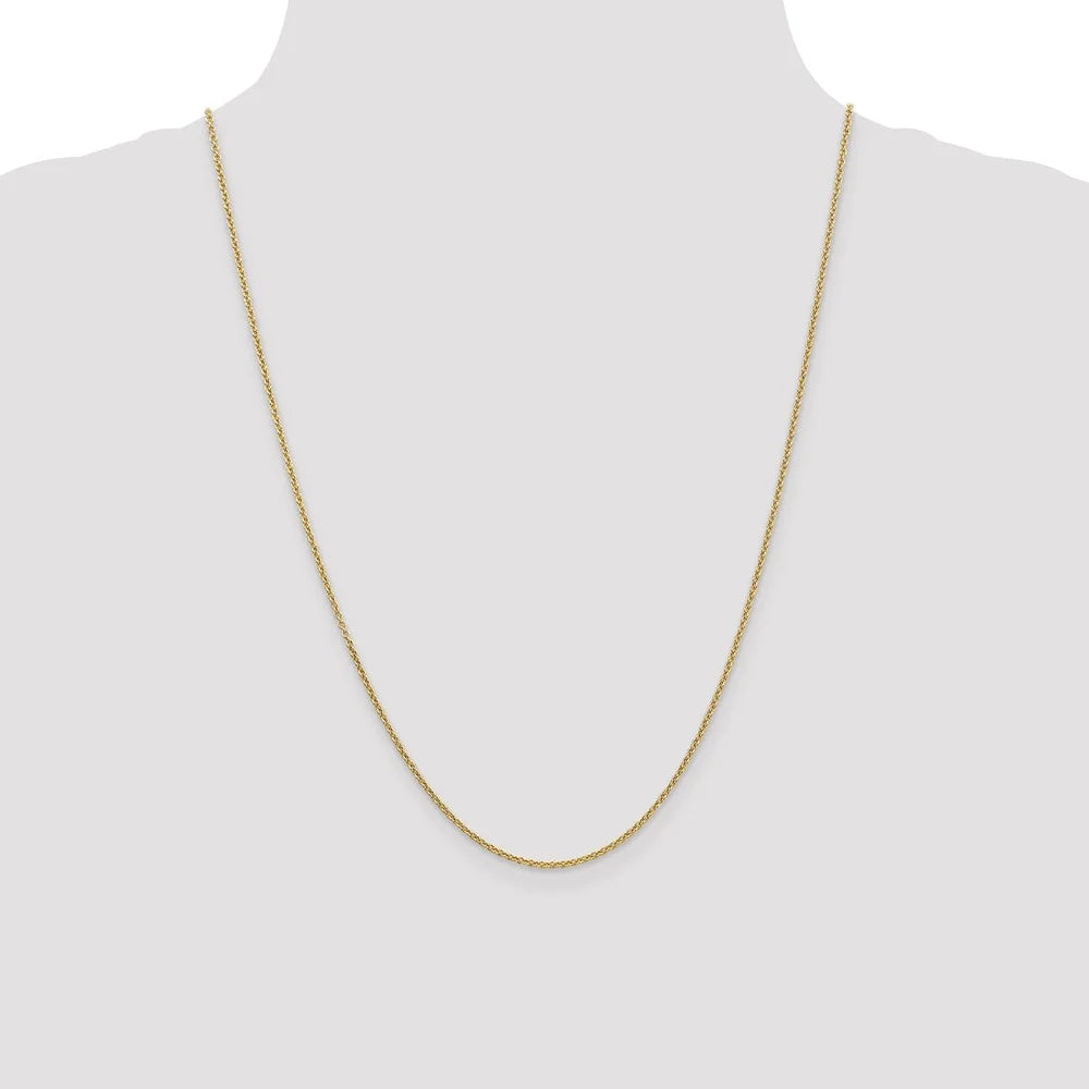 14kt Yellow Gold 24 inch Cable Chain with Lobster Clasp K3522
