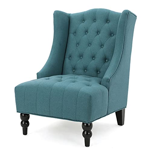 Dark Blue Fabric Club Chair B99752