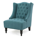 Dark Blue Fabric Club Chair B99752