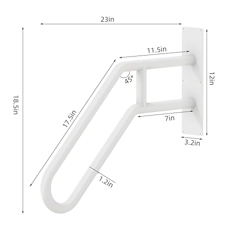 Heavy Duty Steel Handrail for Outdoor Steps T579