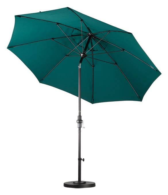 9 ft. Fiberglass Market Umbrella Collar Tilt Bronze G9164