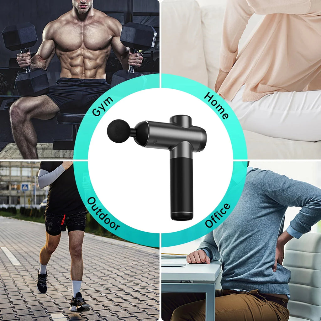 Adjustable Handheld Deep Tissue Massage Gun F734