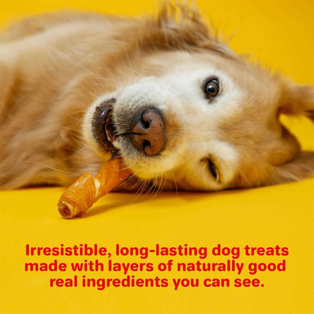 Smoked Pig Skin Twists Dog Treats H51498