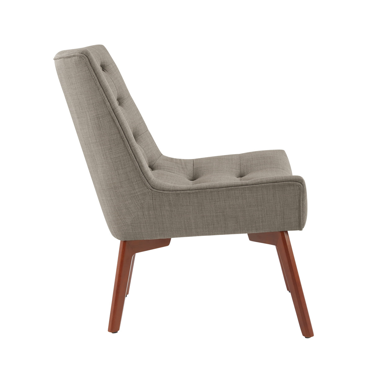Gray Button Tufted Accent Chair W32857