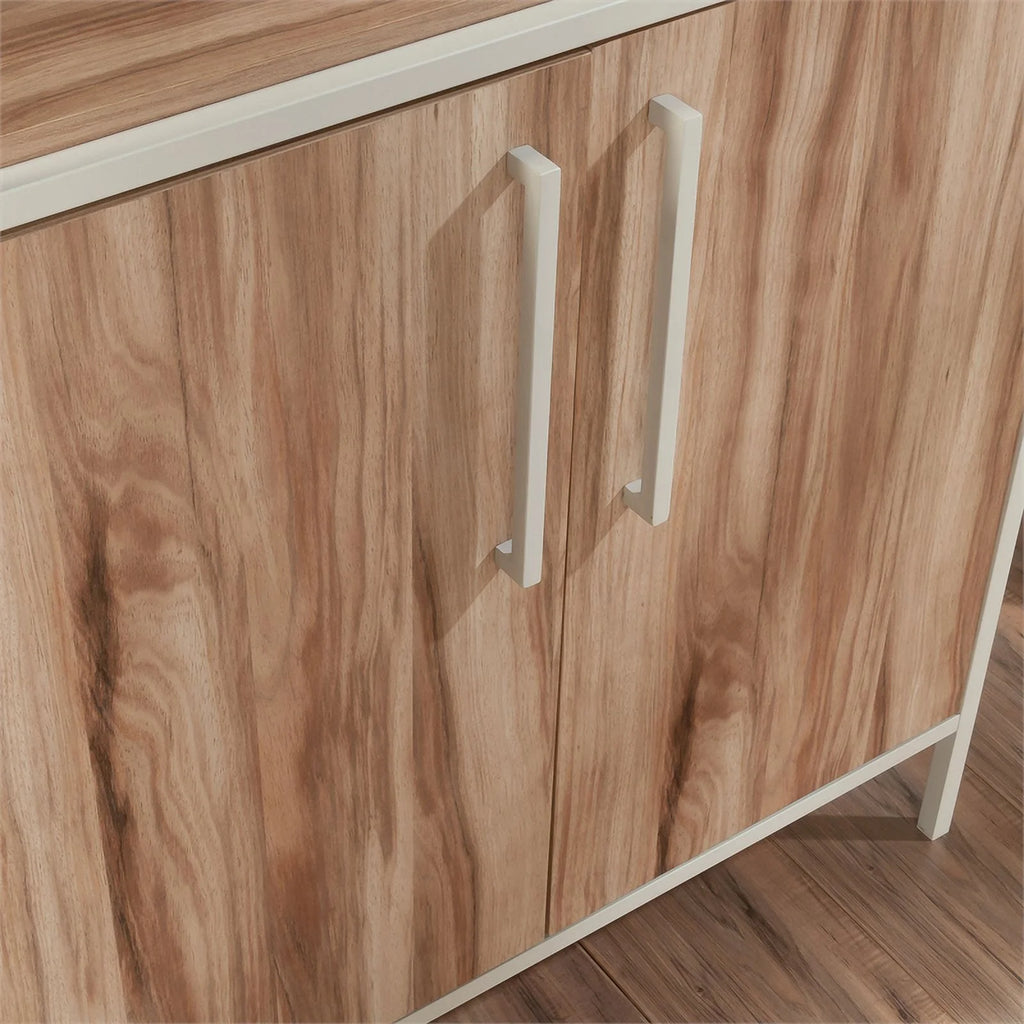 Kiln Acacia Brown Engineered Wood Bookcase D686