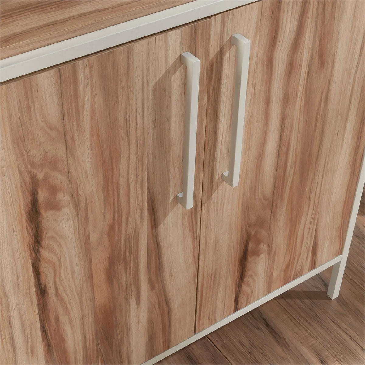 Kiln Acacia Brown Engineered Wood Bookcase D686