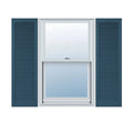 18 inchw x 92 inchh Vinyl Louver Shutters with Shutter-Loks T290674