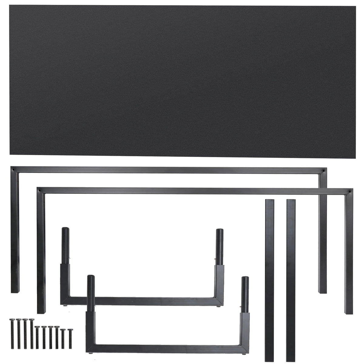Black Rectangular Computer Desk A8662