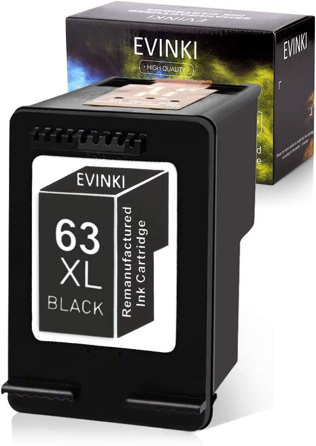 63XL Black and Color Ink Cartridge Combo Pack of 2 E933