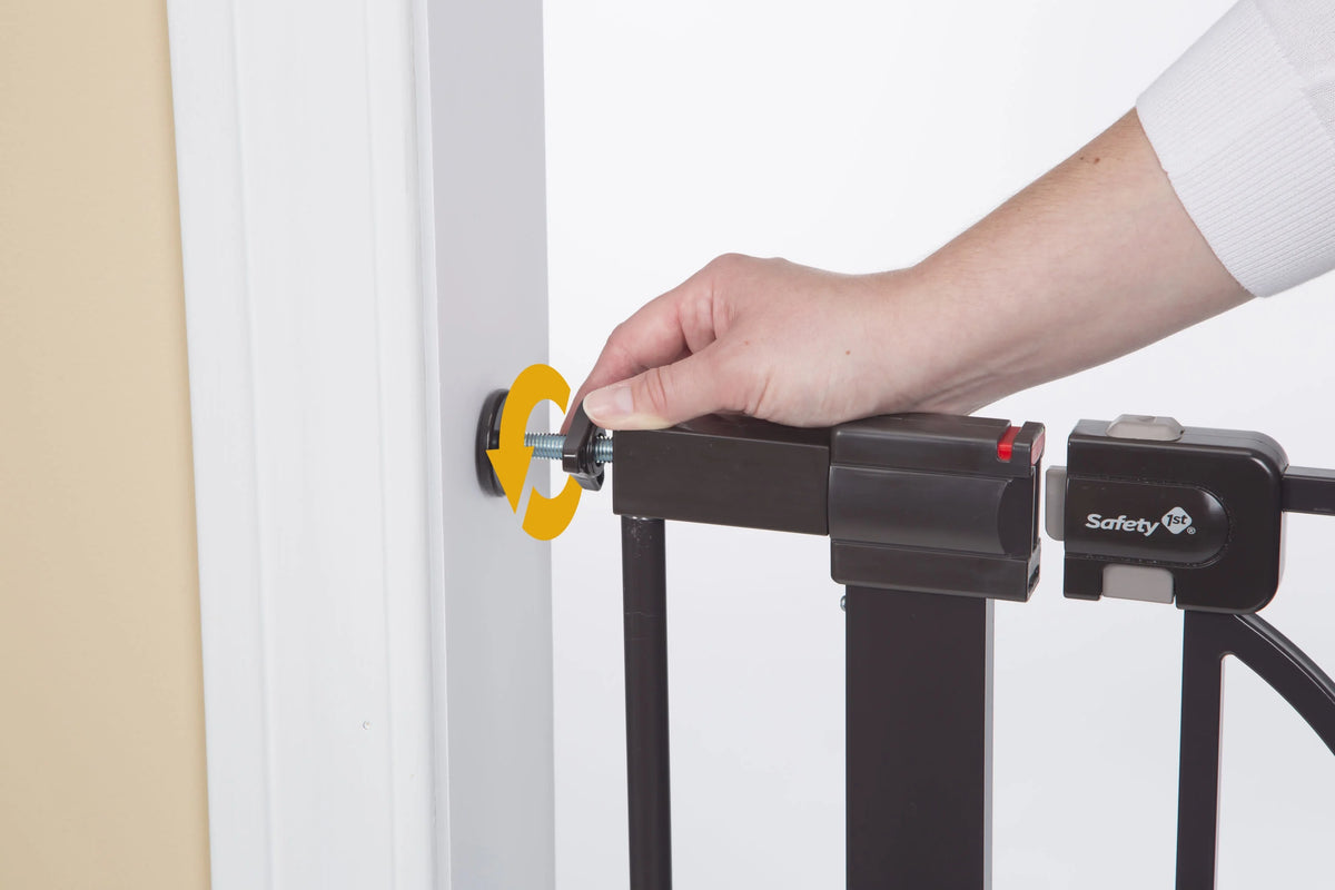 Bronze Tall & Wide Walk Thru Baby Gate C78774