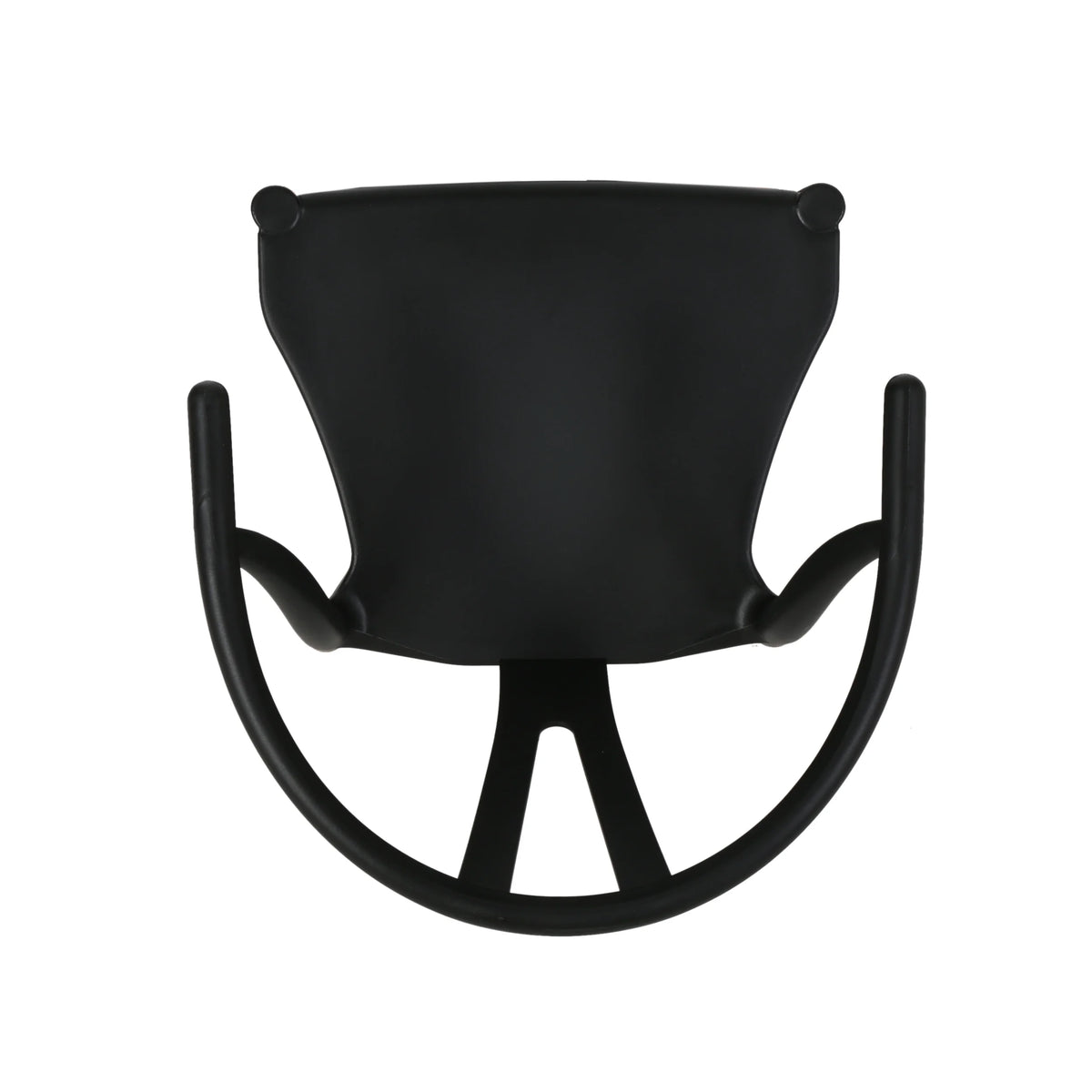 Black and Natural Finish Beech Wood Dining Chair Set of 2 F947