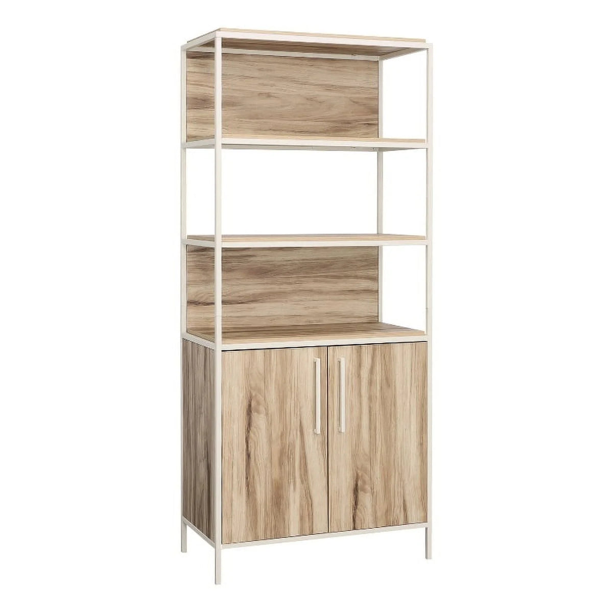 Kiln Acacia Brown Engineered Wood Bookcase D686
