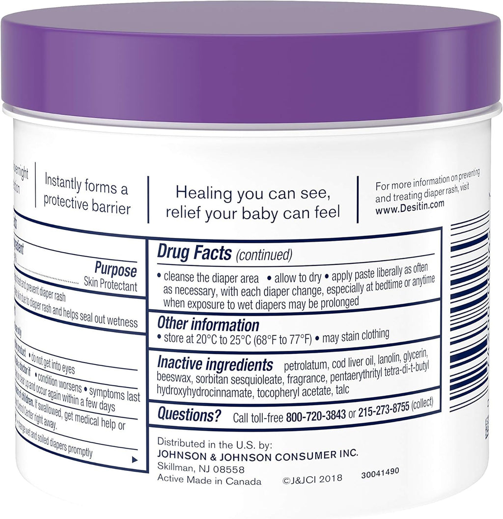 16 oz Maximum Strength Baby Diaper Rash Cream with 40% Zinc Oxide M578042