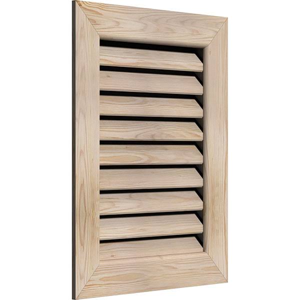 20-in W x 12-in H Smooth Pine Gable Vent A331