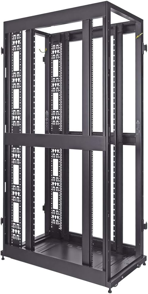 42U Server Rack Cabinet, 1000mm Depth, Black D9167