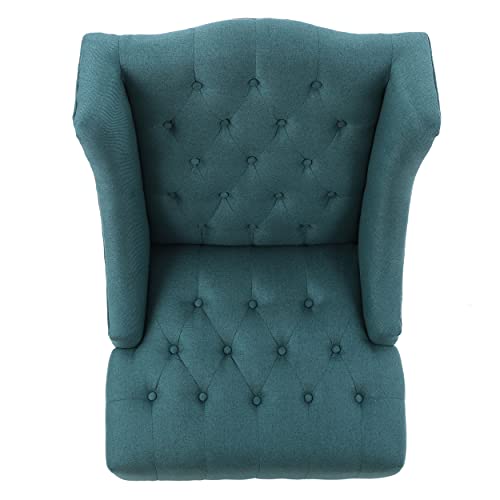 Dark Blue Fabric Club Chair B99752