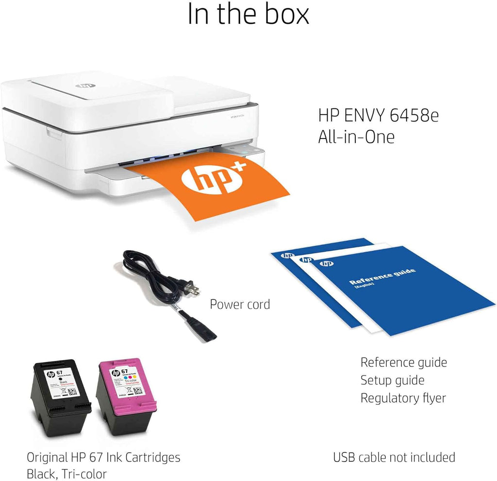 White Wireless Color Inkjet All-in-One Printer X96685
