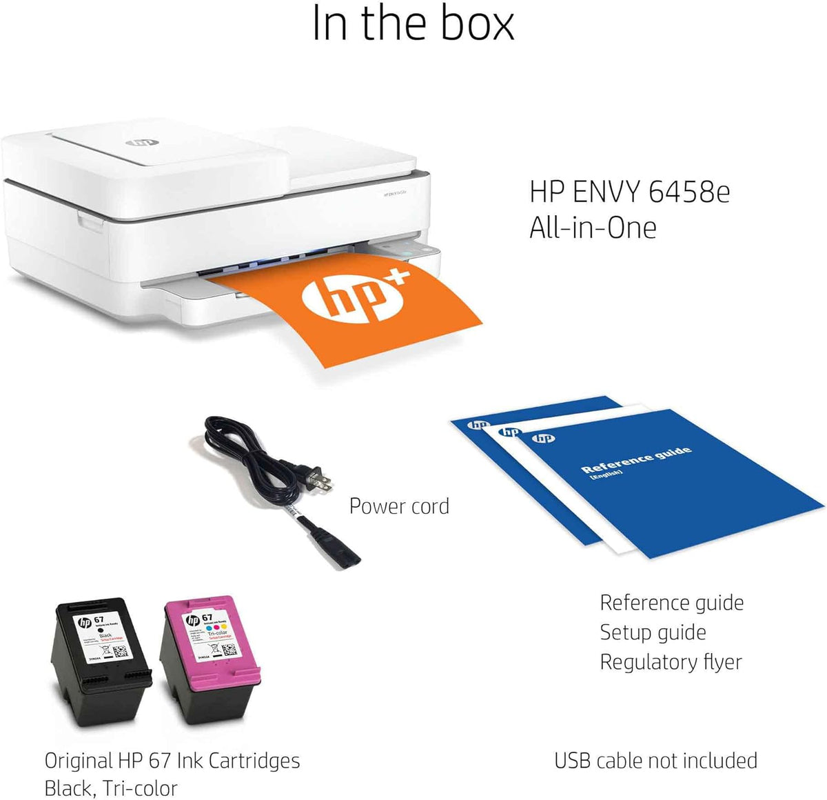 White Wireless Color Inkjet All-in-One Printer X96685