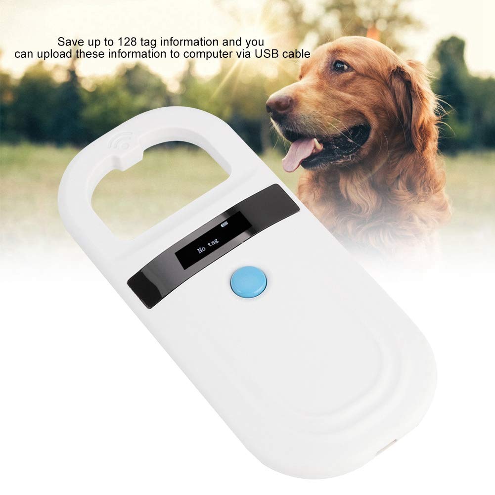 RFID 134.2Khz Pet ID Microchip Scanner with OLED Display M542947