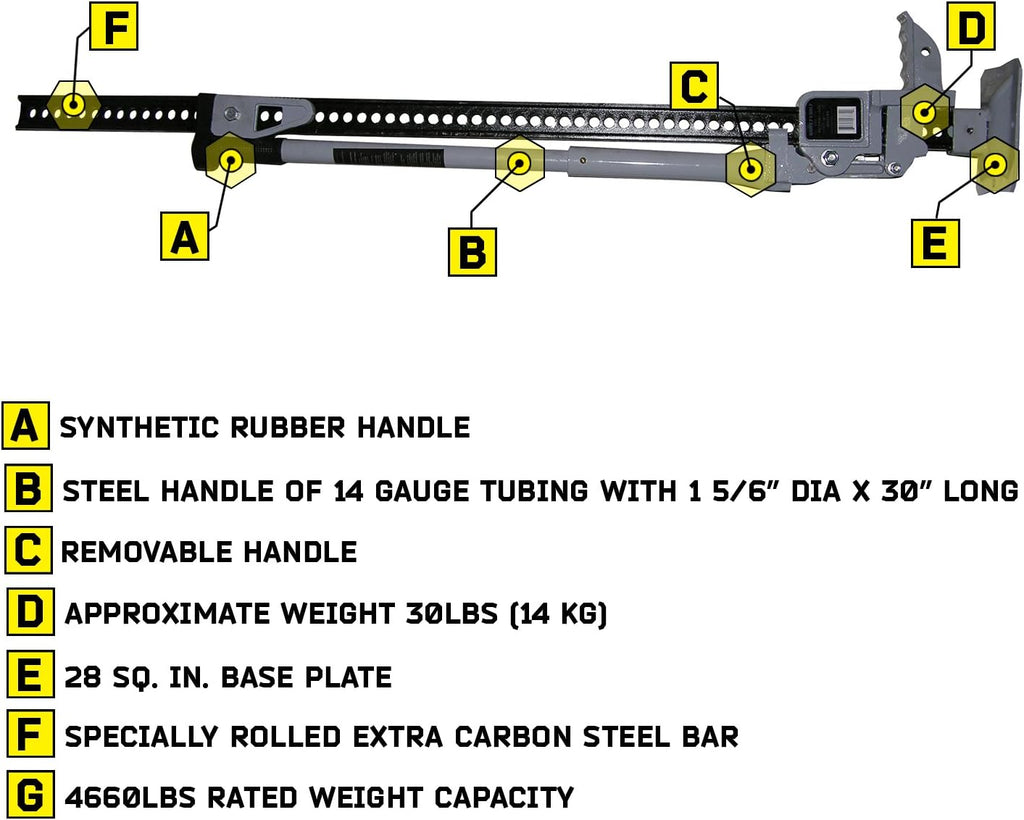 54" Universal Trail Jack U97948