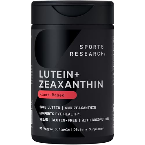 Lutein and Zeaxanthin Capsules - 120 Veggie Softgels Y25036