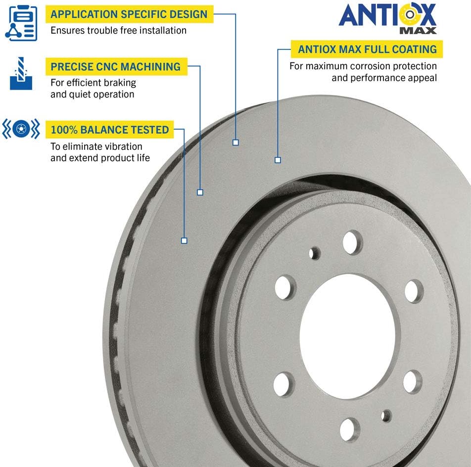 Rear Brake Kit Calipers Rotors Ceramic Pads S795