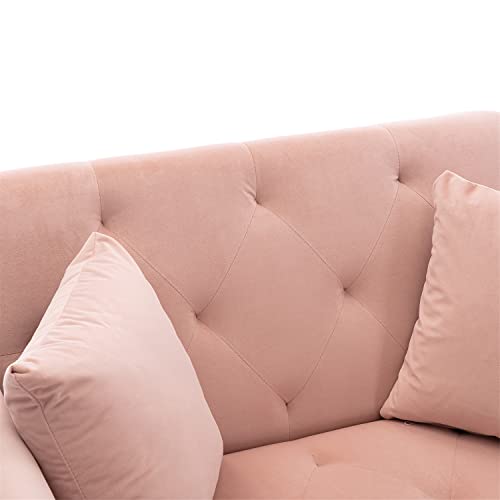 Beige Velvet Chaise Lounge Chair with Adjustable Backrest R43144