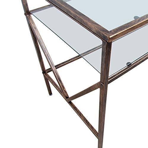 Glass Top Desk Vanity Table P484