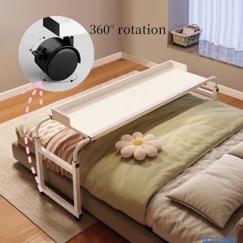Adjustable Height Overbed Table with Wheels G395