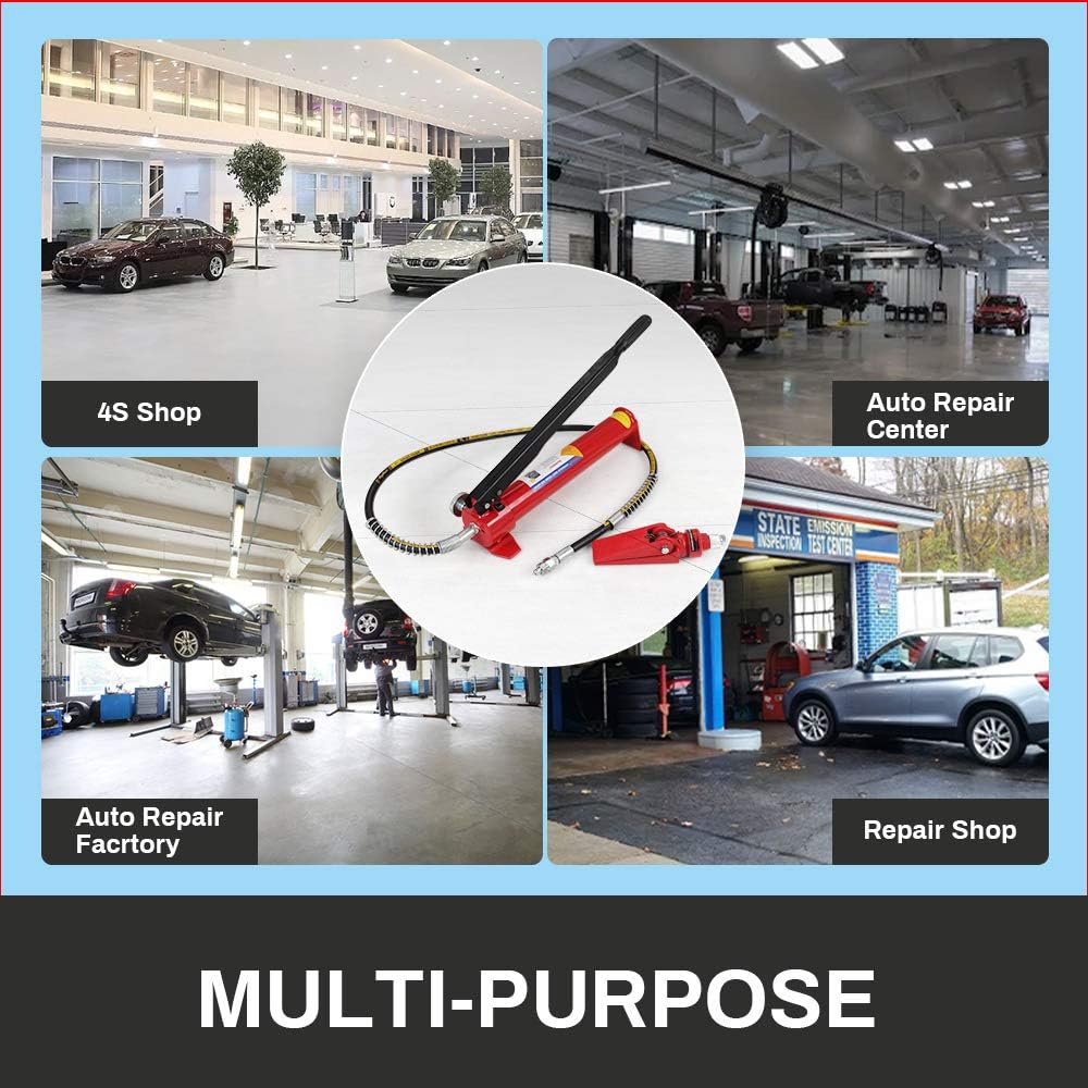 10 Ton Hydraulic Jack Auto Body Frame Repair Kit P156