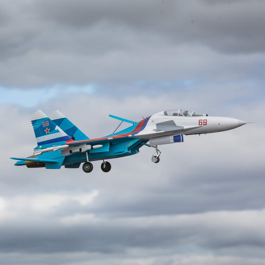 RC Airplane SU-30 Twin 70mm EDF BNF Basic 1100mm X2462