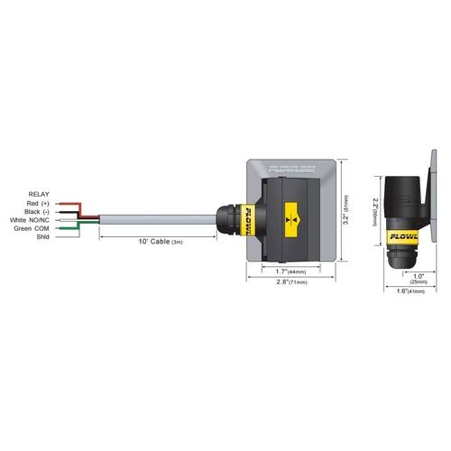 Non-Intrusive Capacitance Level Switch with PE Bracket B1663