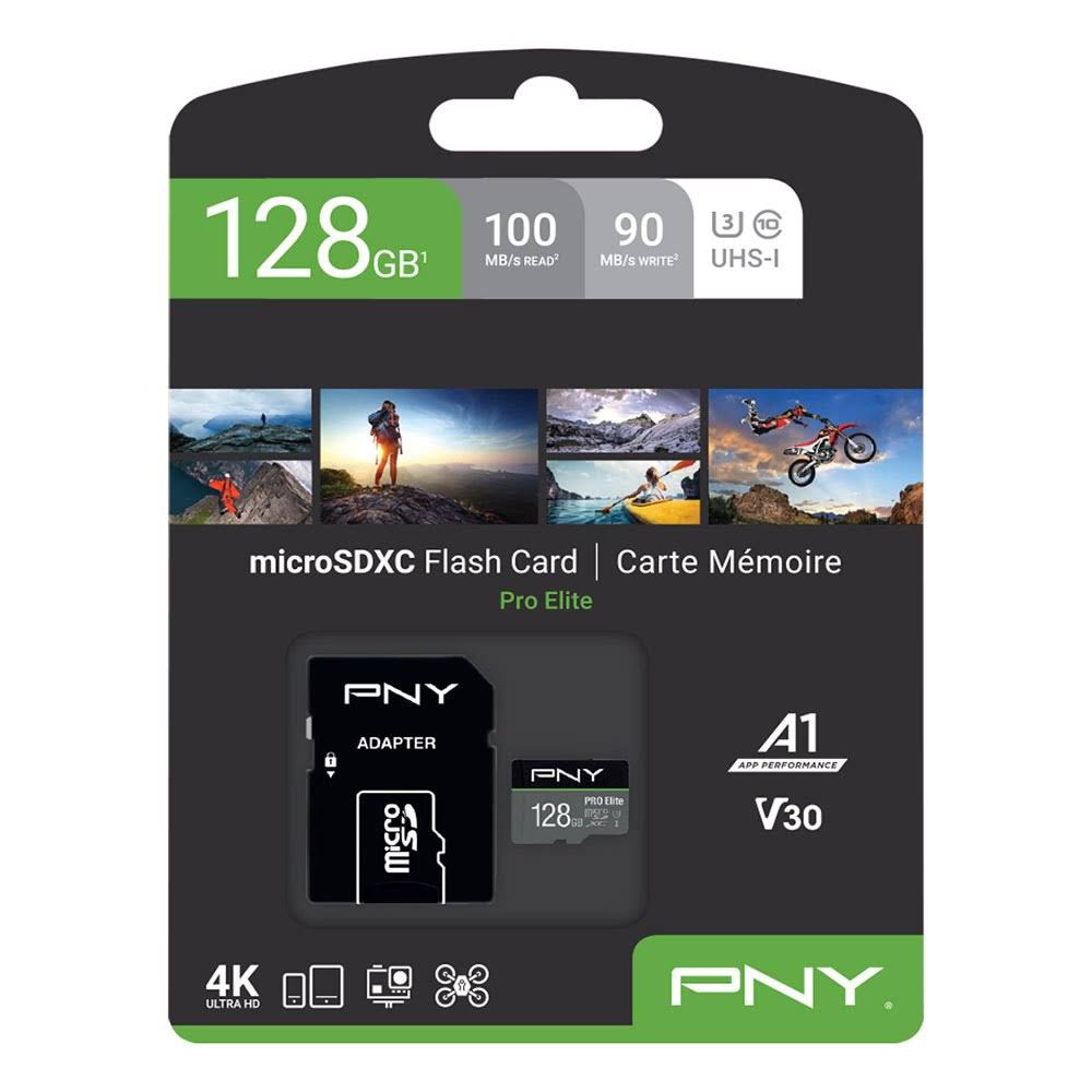 Micro SD Memory Card with Adaptor 128 GB R571