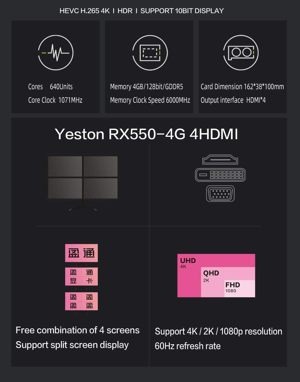 4GB GDDR5 Graphics Card R379