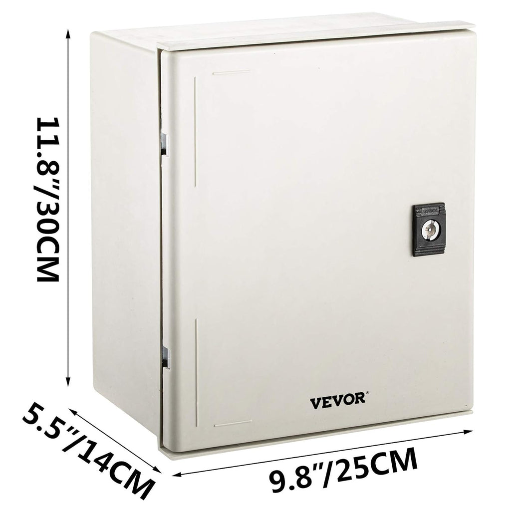 12 x 10 x 6'' NEMA 4X Fiberglass Electrical Enclosure J593
