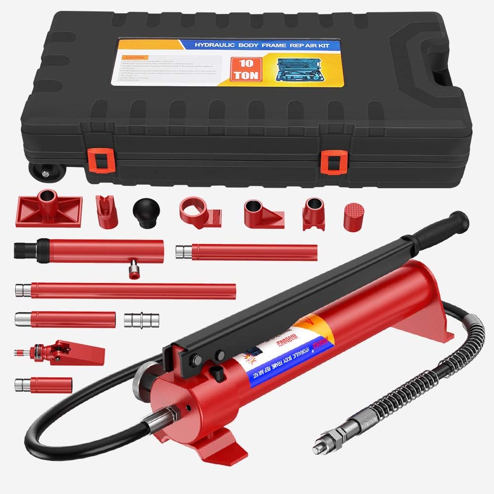 10 Ton Hydraulic Jack Auto Body Frame Repair Kit P156