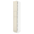 White High Cabinet with shelves and 2 Doors H592292