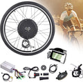 48V 1000W Front Hub Motor Brushless Gear Bicycle Electric Bike Conversion Kit with LCD Display for 26" Wheel T969531