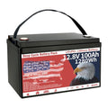 12V 100Ah LiFePO4 Lithium Battery Group 31 1280Wh Low-Temp Protection F470