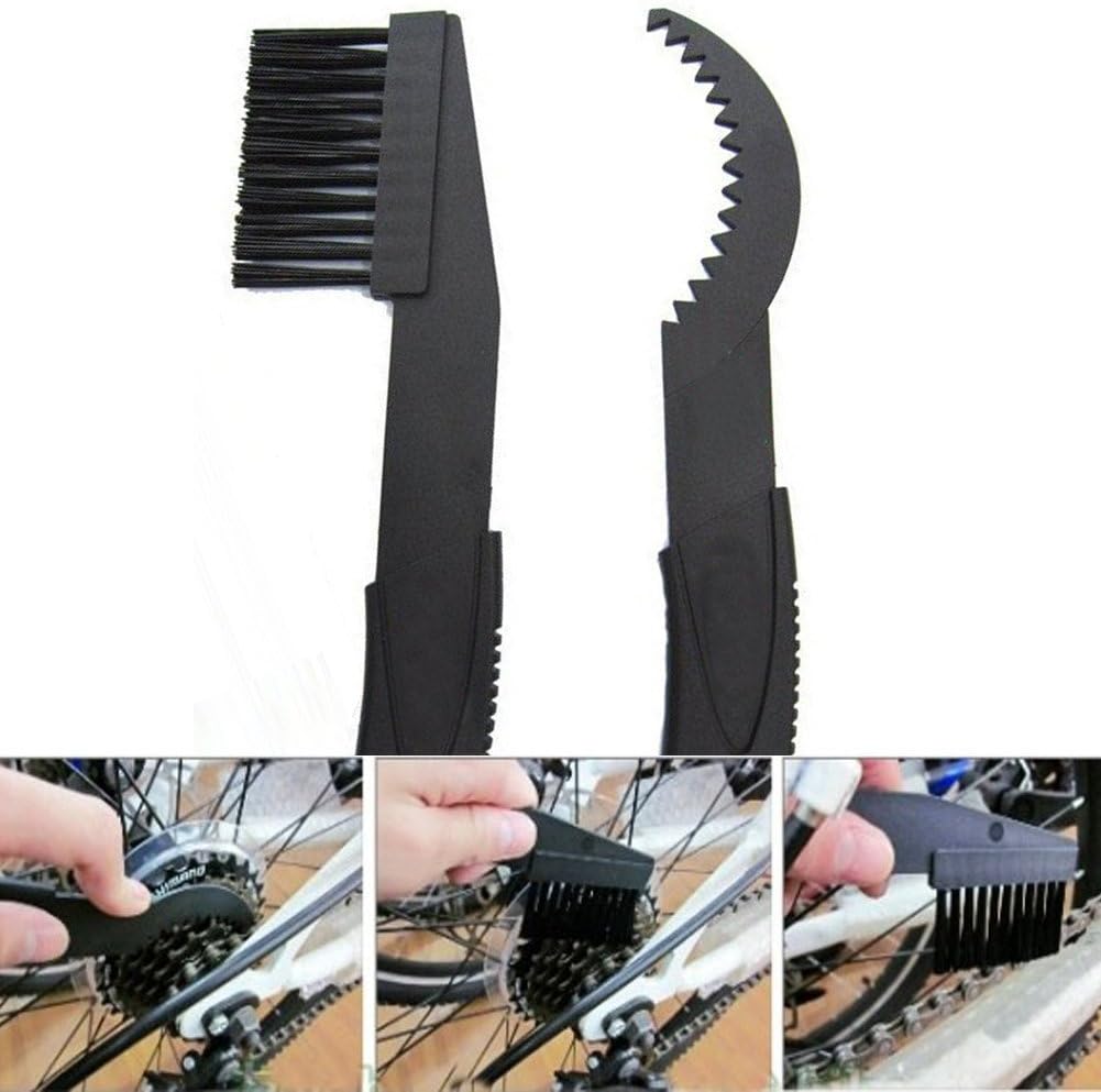 Bike Chain Scrubber Chain Brush Gear Cleaner Bicycle Clean Tool Set C2534