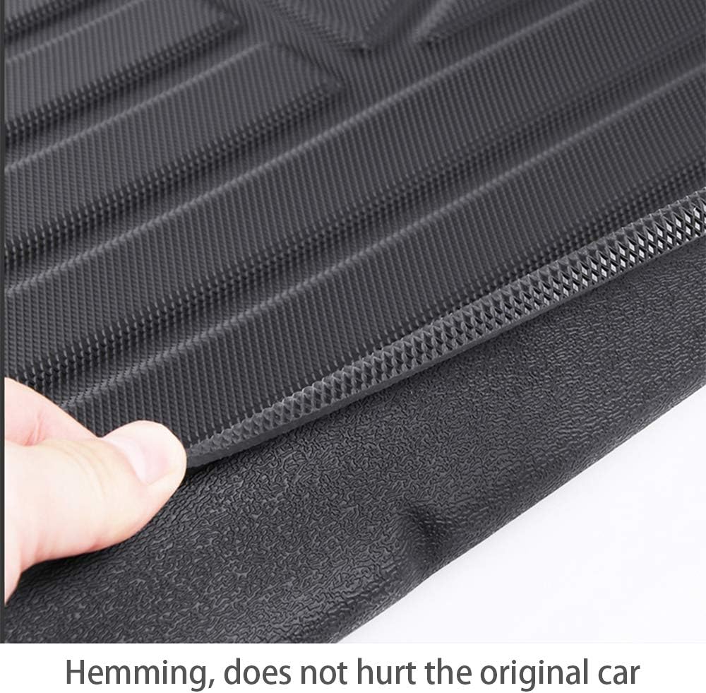 Black Rubber Cargo Liner Tray Floor Mat Pack of 2 F20194