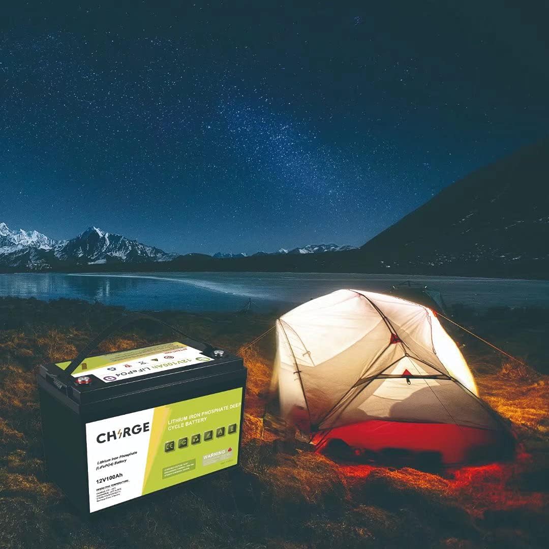 12V 100Ah Lithium Battery with 100A BMS LiFePO4 Deep Cycles Battery Y7402