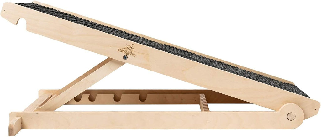 Adjustable Dog Ramp with Paw Traction Mat, 40" Long, 14” to 24”, Rated for 200LBS T311