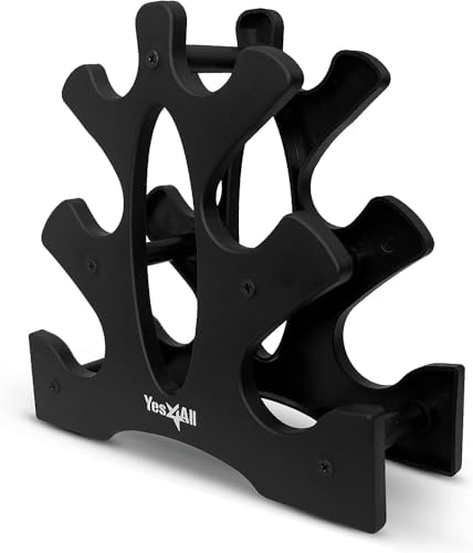 Neoprene Coated Dumbbell Hand Weight Sets with Rack J560729