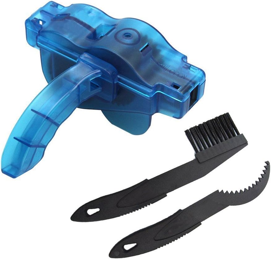 Bike Chain Scrubber Chain Brush Gear Cleaner Bicycle Clean Tool Set C2534