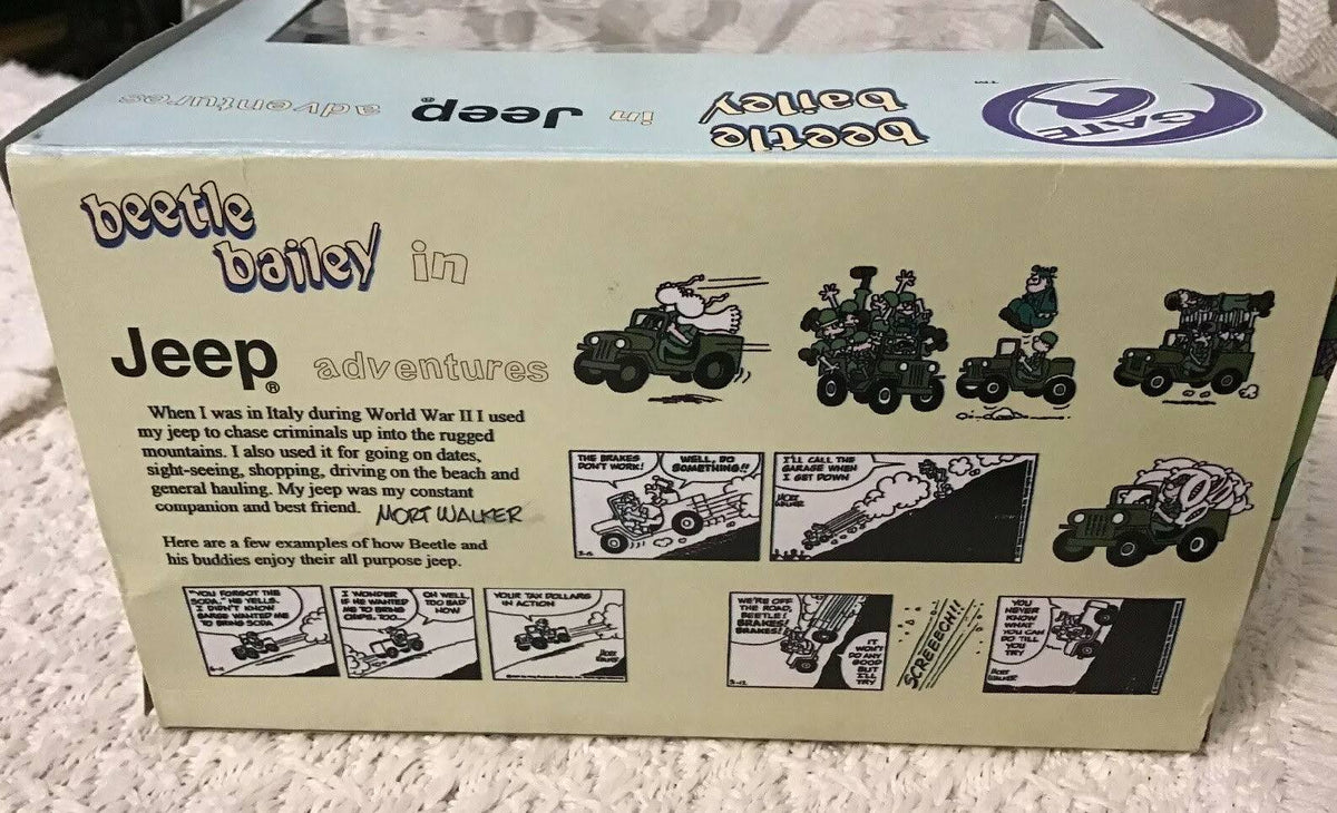 Die-Cast Beetle Bailey in Willys Jeep Q731685